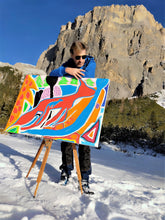 Load image into Gallery viewer, "Two girls and the uncertainty of time."
