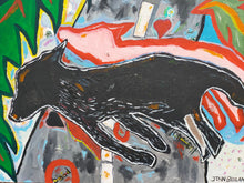 Load image into Gallery viewer, "The two Wolves,Tea and Sorrow". (The Massacre on The Road  near the Wood)
